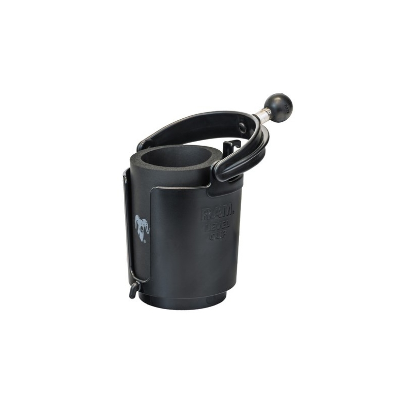 Porte-gobelet ou porte-bouteille RAM Se monte avec un boulon à bille de 1 pouce