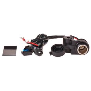 Prise Oxford Standard 12V avec prise pour montage sur guidon de 22 et 25 mm de diamètre