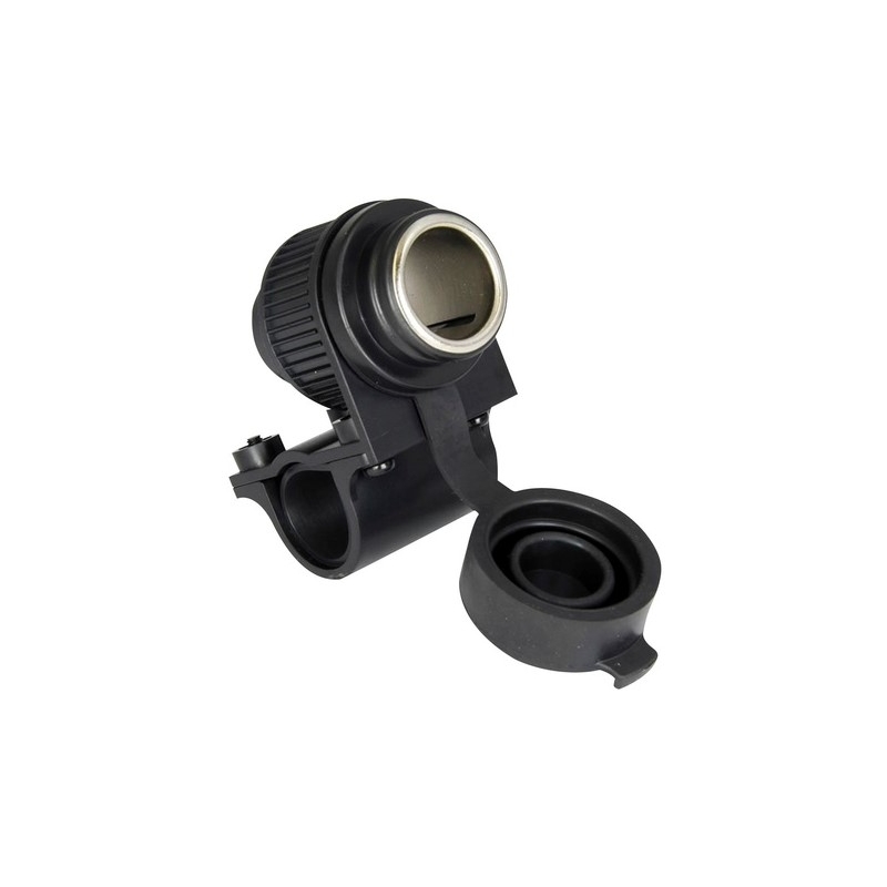 Prise Oxford Standard 12V avec prise pour montage sur guidon de 22 et 25 mm de diamètre