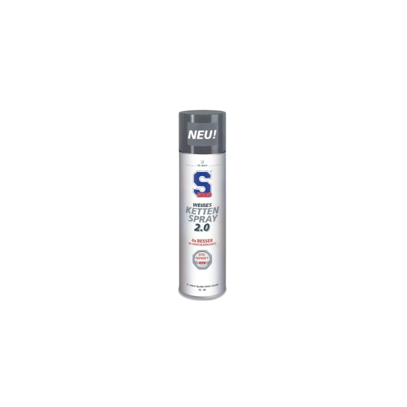 Lubrifiant pour chaînes S100 - White Chain Spray 2.0 400 ml
