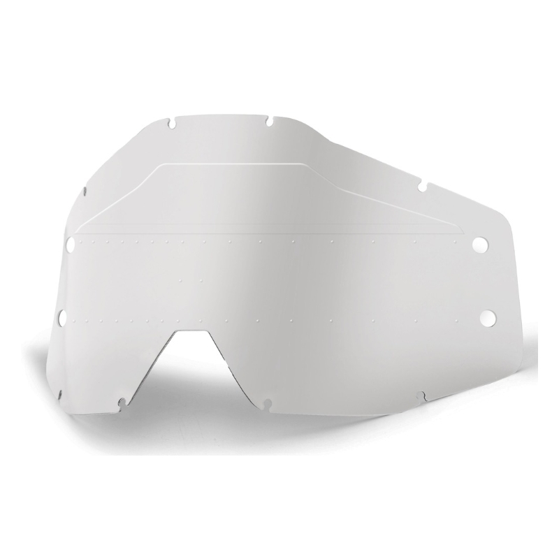 Lunettes de motocross en plexiglas transparent pour enfants 100% Accuri Prévisions