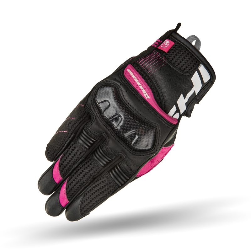 Gants de moto Shima X-Breeze 2 noir et rose pour femmes