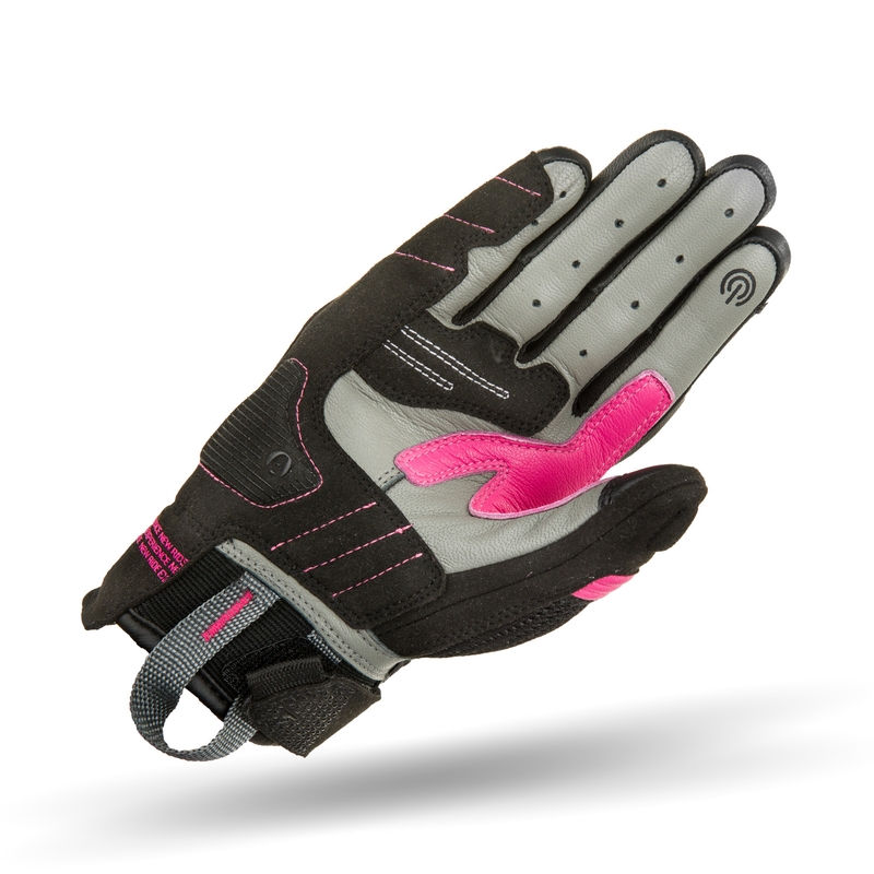 Gants de moto Shima X-Breeze 2 noir et rose pour femmes