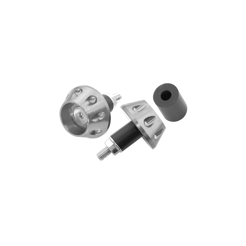 Embouts de guidon Vicma - argent