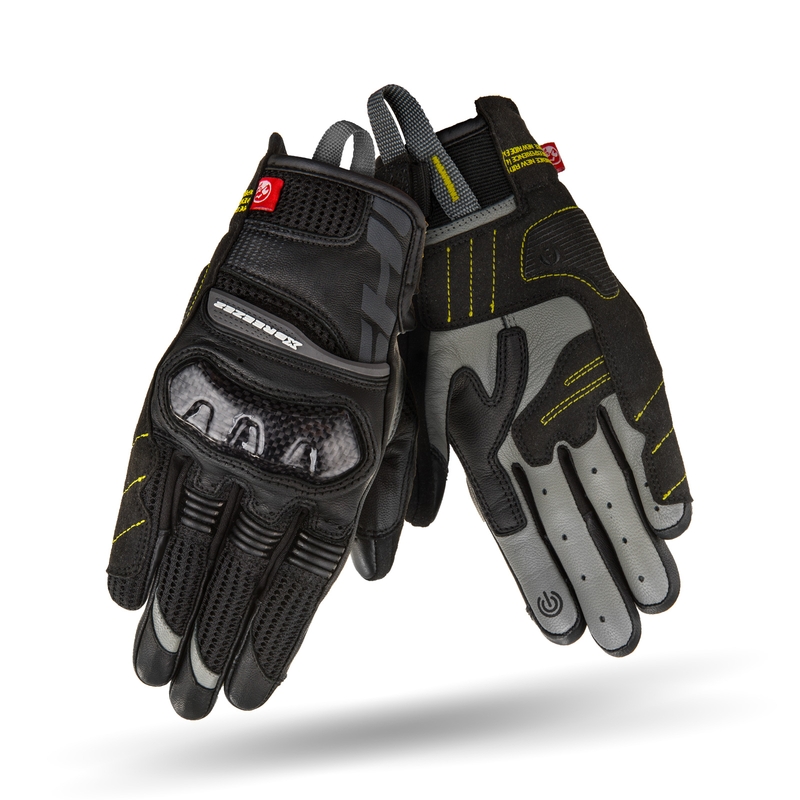 Gants de moto Shima X-Breeze 2 noir-gris pour femme