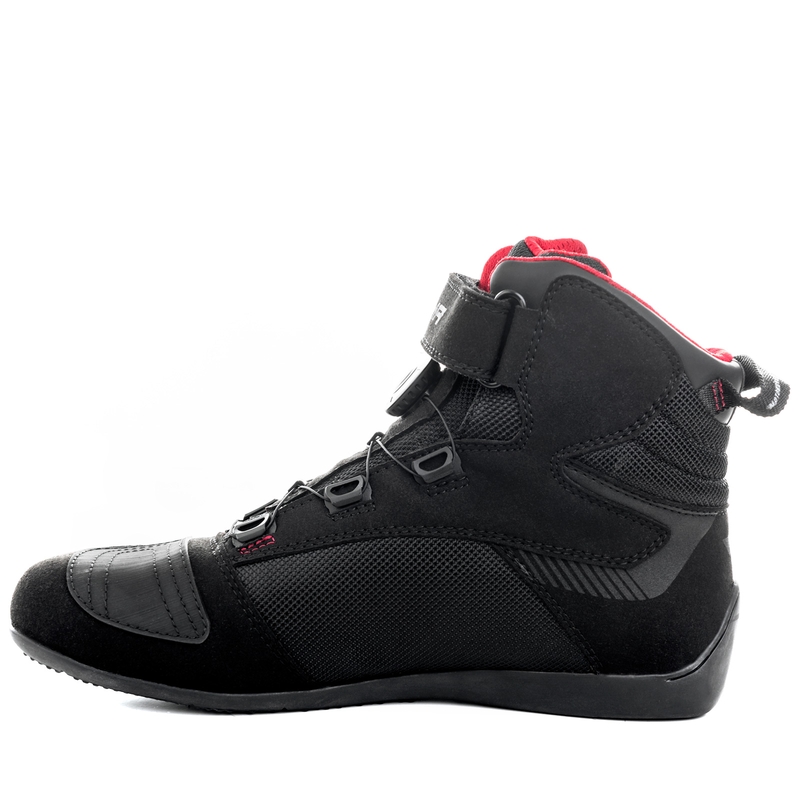 Bottes de moto ventilées Shima Exo noir-gris-rouge