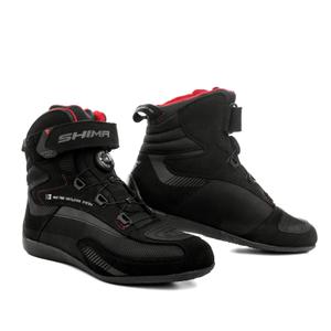Bottes de moto Shima Exo Vented noir-gris-rouge pour femmes