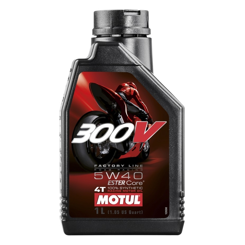 Huile Motul 300V 4T FL Road Racing 5W40 1 l soldes