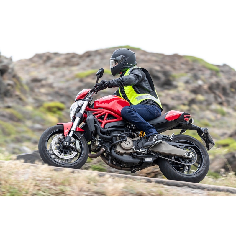 Gilet airbag électronique HELITE e-Turtle jaune fluo