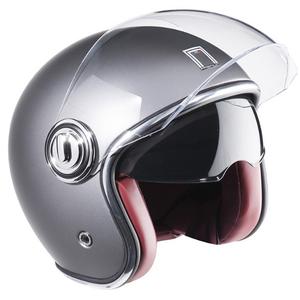 Casque ouvert NOX PREMIUM Heritage argent mat