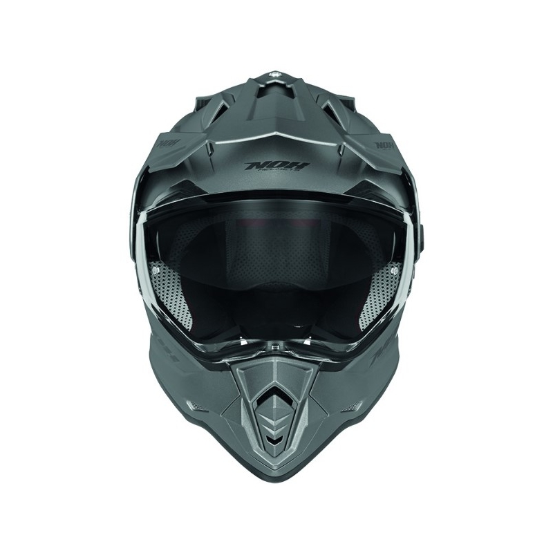 Casque d'enduro NOX N312 argenté