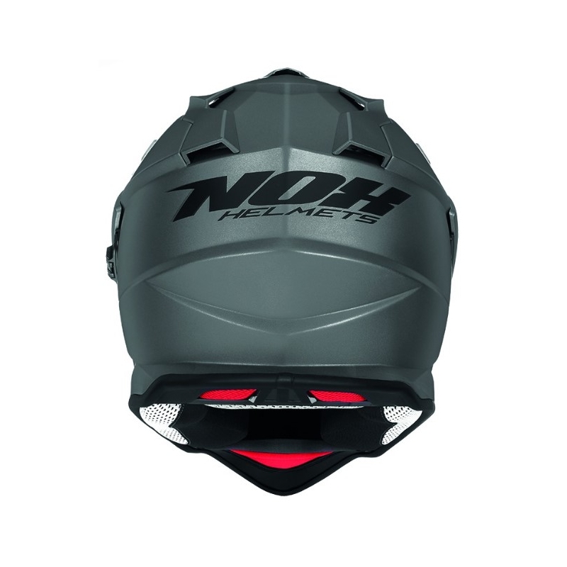 Casque d'enduro NOX N312 argenté