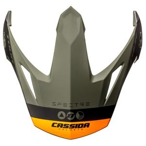 Cassida Tour 1.1 Visière de casque Spectre noir-gris-vert-orange fluo