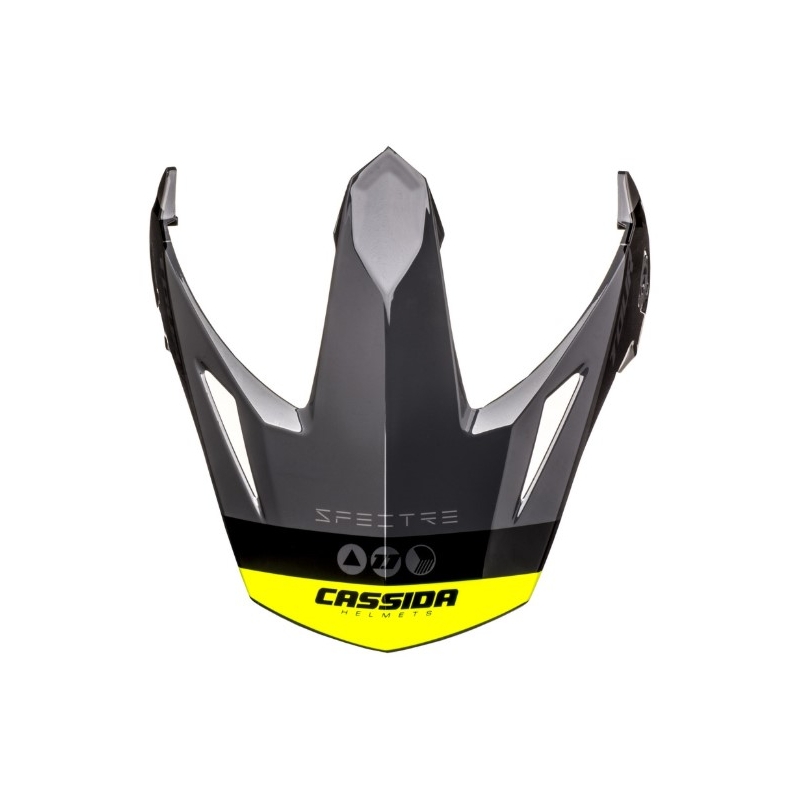 Cassida Tour 1.1 Visière de casque Spectre noir-gris-jaune fluo