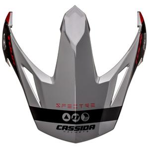 Cassida Tour 1.1 Visière de casque Spectre noir-gris-rouge