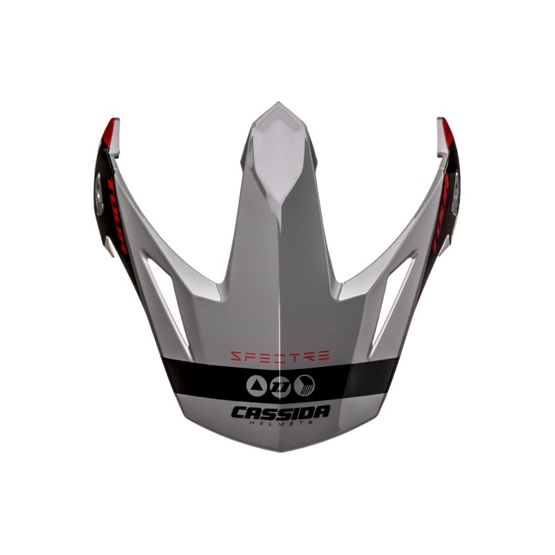 Cassida Tour 1.1 Visière de casque Spectre noir-gris-rouge
