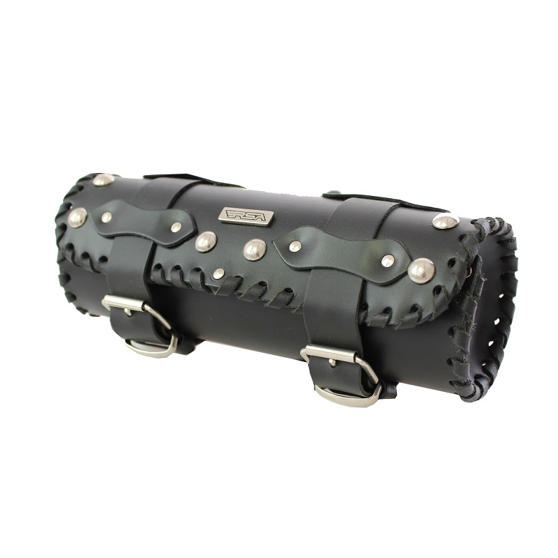 Roulettes en cuir pour moto Chopper/Custom RSA-2B