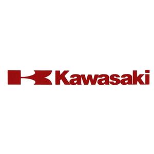 Autocollant Kawasaki rouge