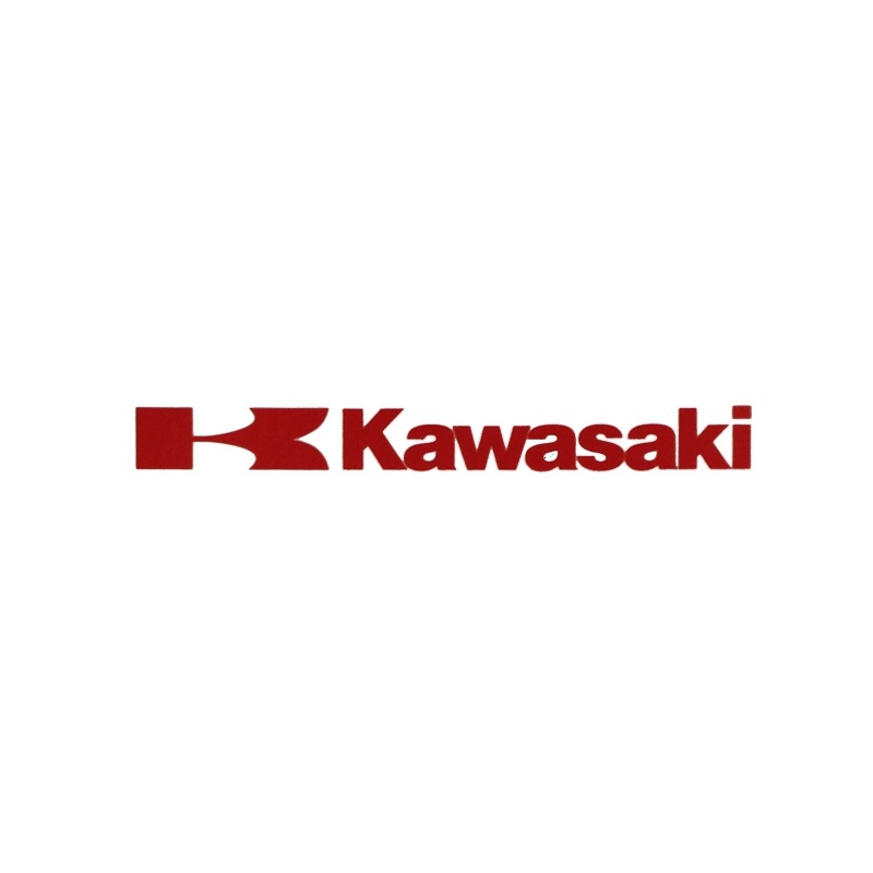 Autocollant Kawasaki rouge