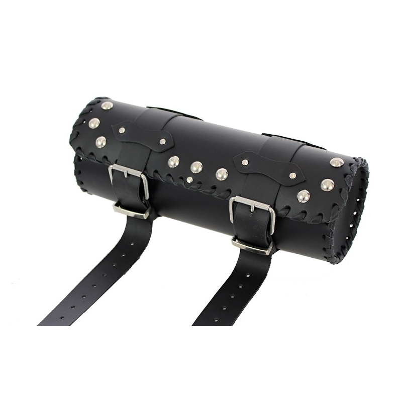 Roulettes en cuir pour moto Chopper/Custom RSA-4B