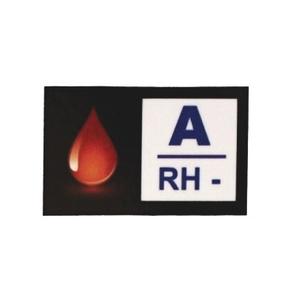 Autocollant avec groupe sanguin A RH-