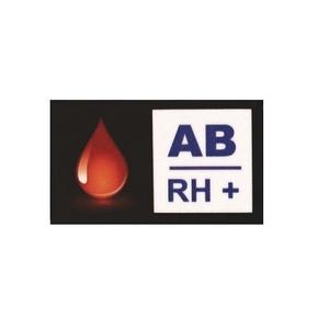 Vignette de groupe sanguin AB RH+
