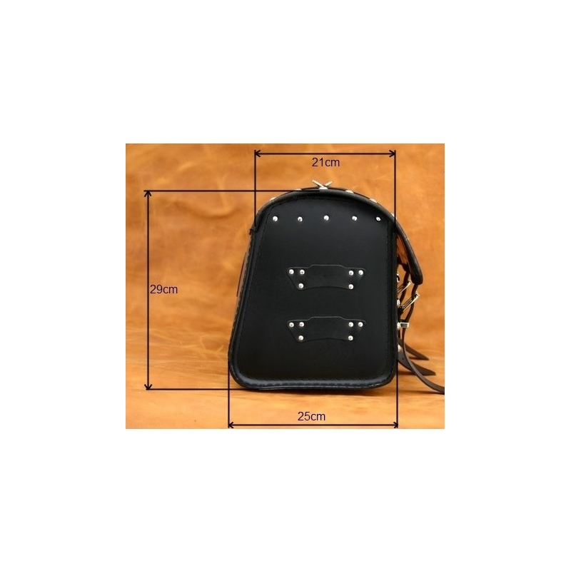 Mallette de moto en cuir Chopper RSA-13C