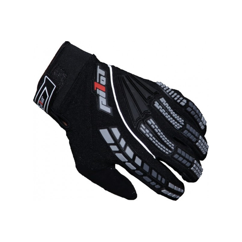 Gants mx enfants pour moto Pilote noir