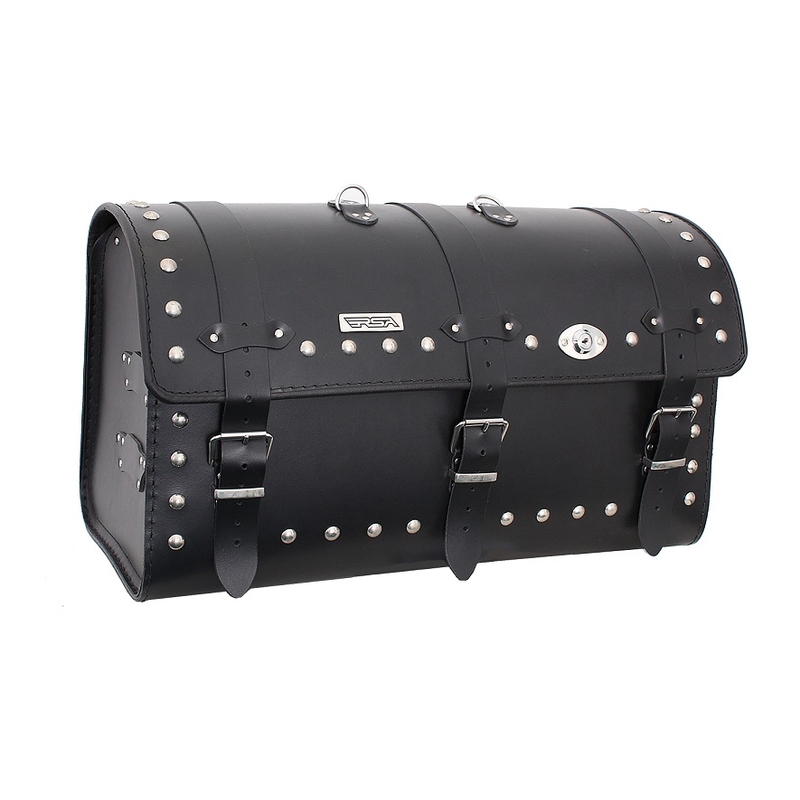 Chopper RSA-18B mallette moto en cuir avec serrure