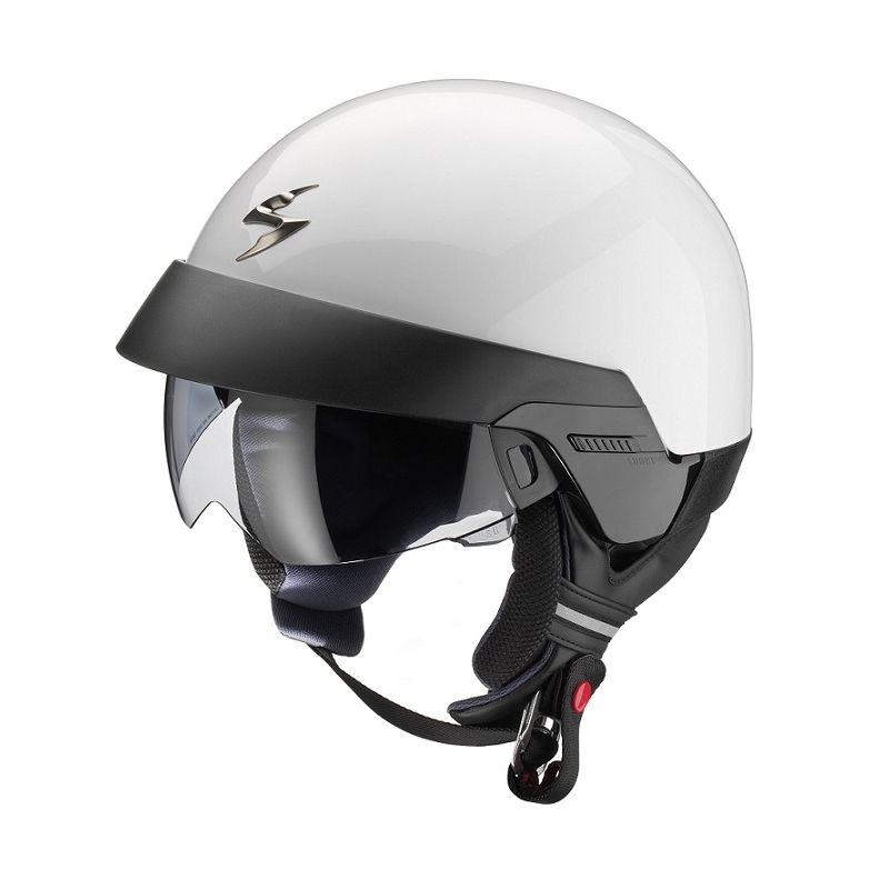 Přilba na motorku Scorpion EXO-100 bílá výprodej