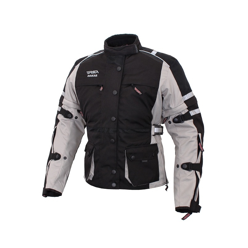 Combinaison moto RSA Dakar pour femme grise soldes