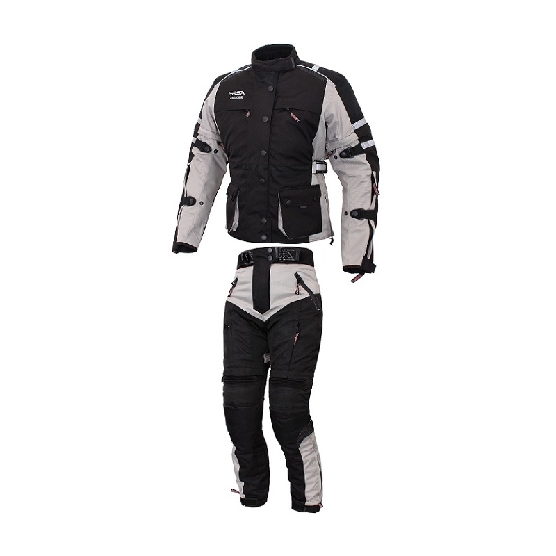 Combinaison moto RSA Dakar pour femme grise soldes