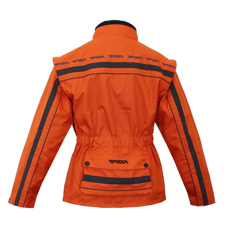 Bunda na motorku RSA Safety oranžová výprodej