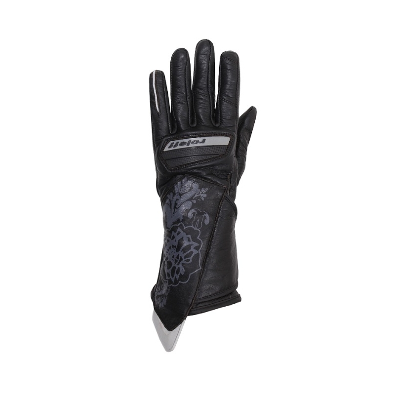 Gants de moto pour femmes Roleff Stuttgart noir-gris